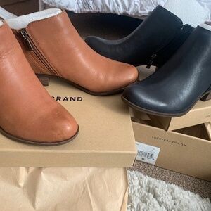 Lucky Brand leather ankle boots bundle deal!!!! Not emailing pics!!